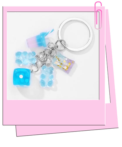 Gummy Bear Dice Keyring