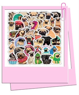 Pug stickers