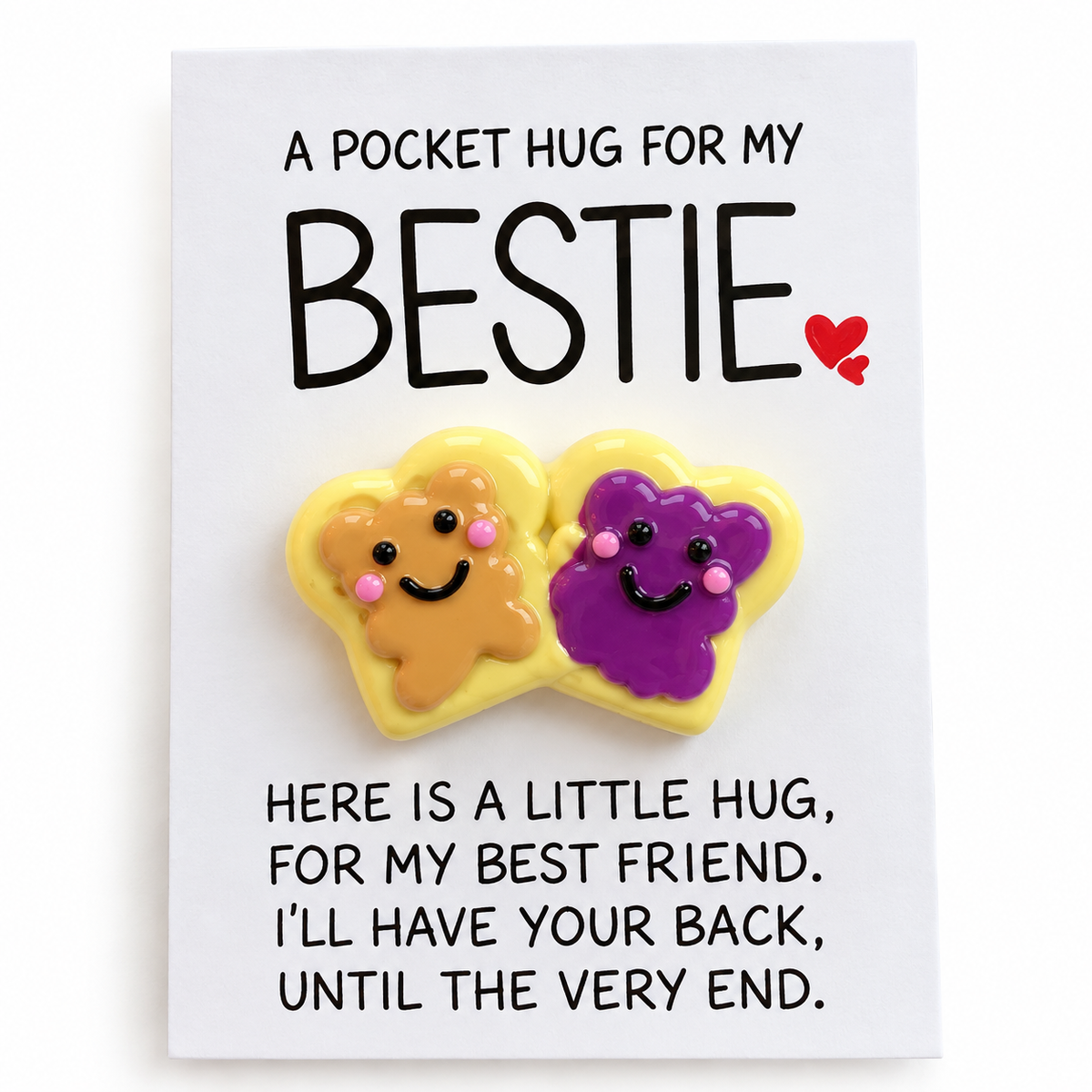 Bestie Pocket Hug – Little Gift for Your Best Friend