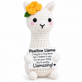 Positive Llama Crochet Gift