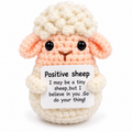 Positive Sheep Crochet Gift
