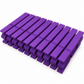 Purple Wooden Craft Pegs – Pack of 10
