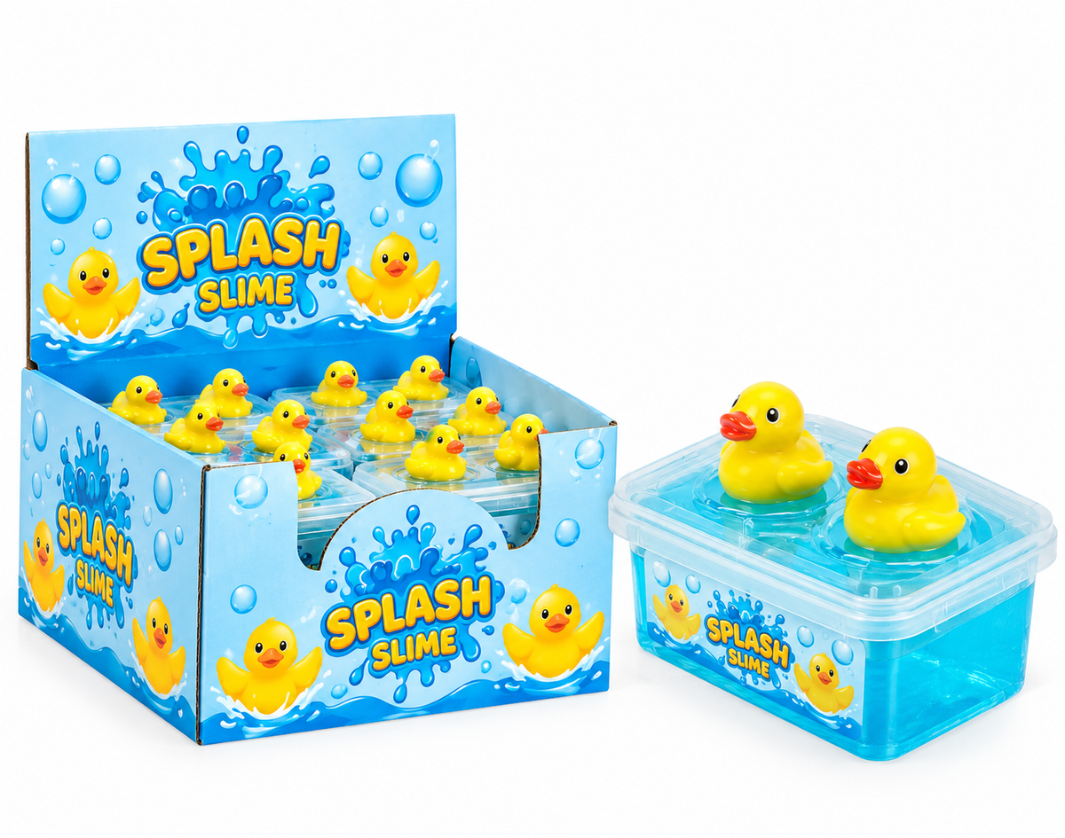 Quack Splash Slime – Duck Pond Sensory Toy with 2 Mini Ducks