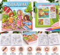 Soft Life – Cozy & Calming Colouring Book