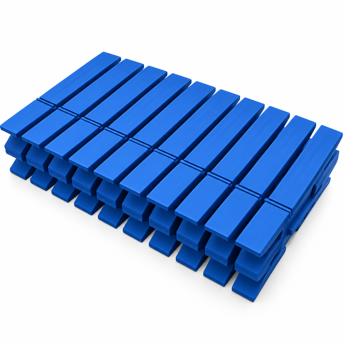 Blue Wooden Craft Pegs – Pack of 10
