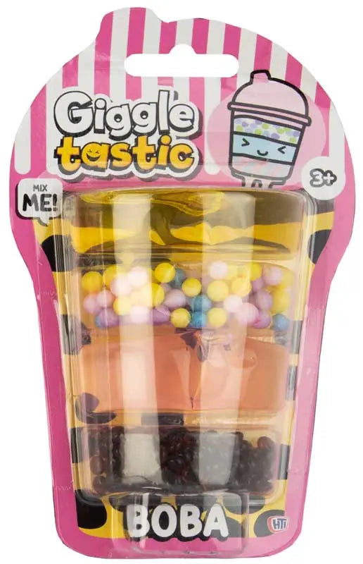 Giggletastic Boba Assorted stackable slime and putty toy, additional product image