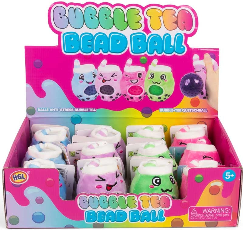 Bubble Tea Squishy Bead Ball – Assorted Sensory Toy