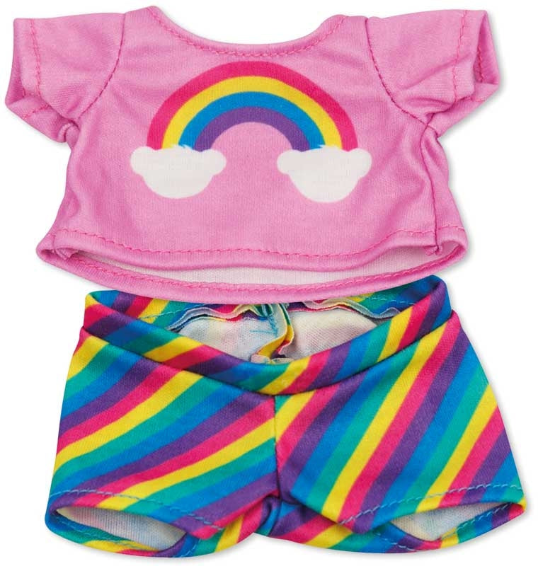Casdon Build-A-Bear Workshop Rainbow teddy and clothing kit for children ages 3 plus