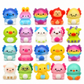 20 kawaii animal squishy designs, one design supplied at random