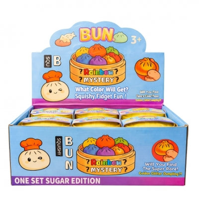 Squishy Bao Dumpling In Steamer Basket 8.5cm