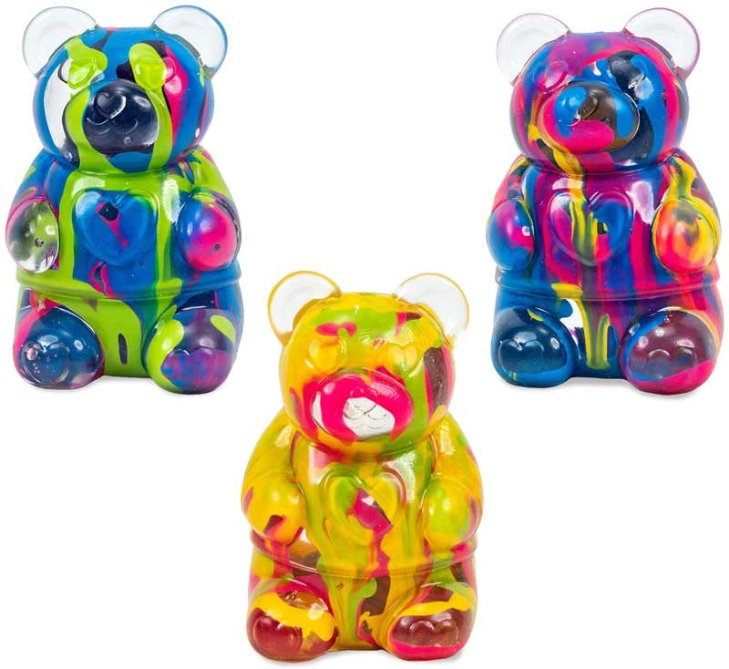Inkerz Teddy Bear Paint Sensory Toy – Assorted Squishy Fidget