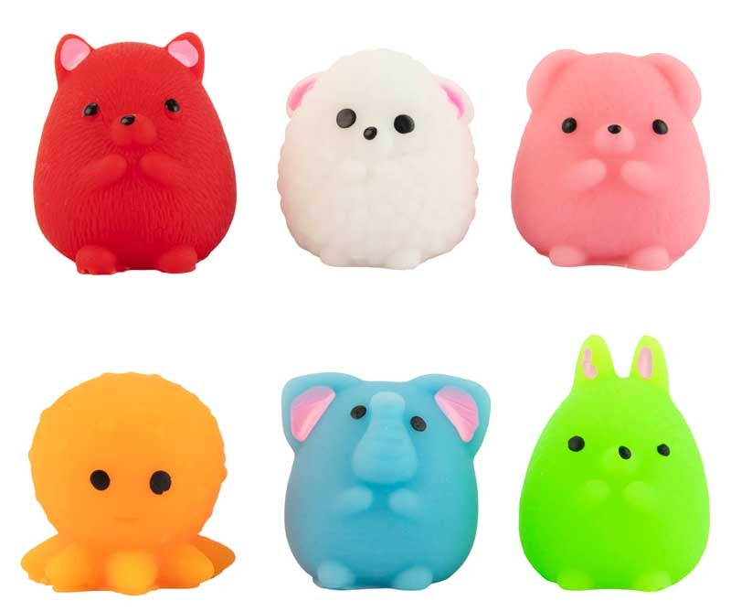 Jiggly Palz squishy collectible 3-pack – assorted character designs, view 5