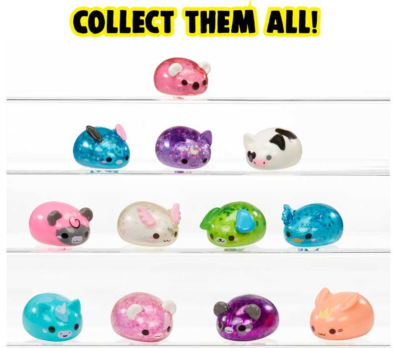 Moj Moj Crunch mystery characters with different sand, bead, foam and glitter sensory textures