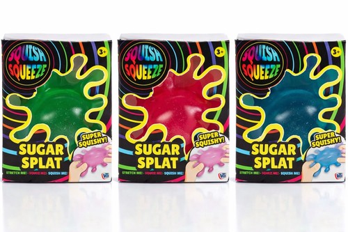 Squish Squeeze Sugar Splat Squishy Toy Stretch Squeeze Fidget Random Colour