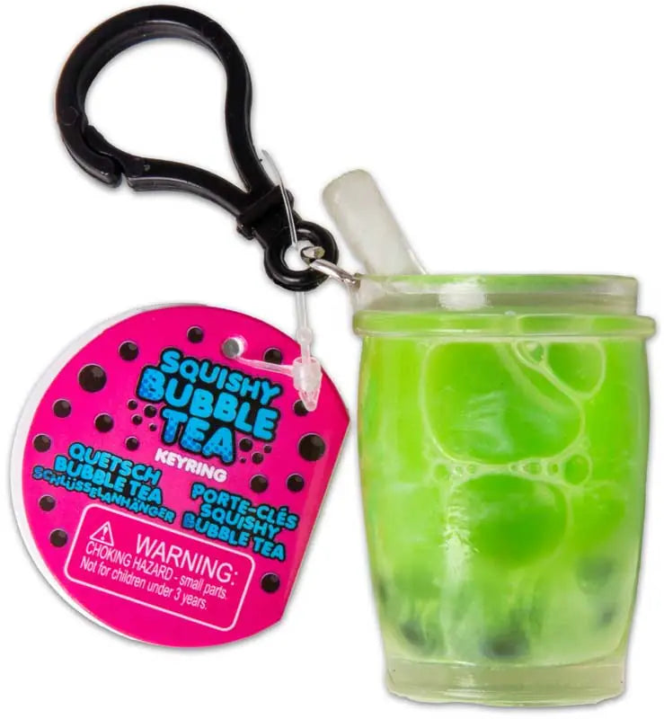 SCRUNCHEMS BUBBLE TEA KEYCHAIN