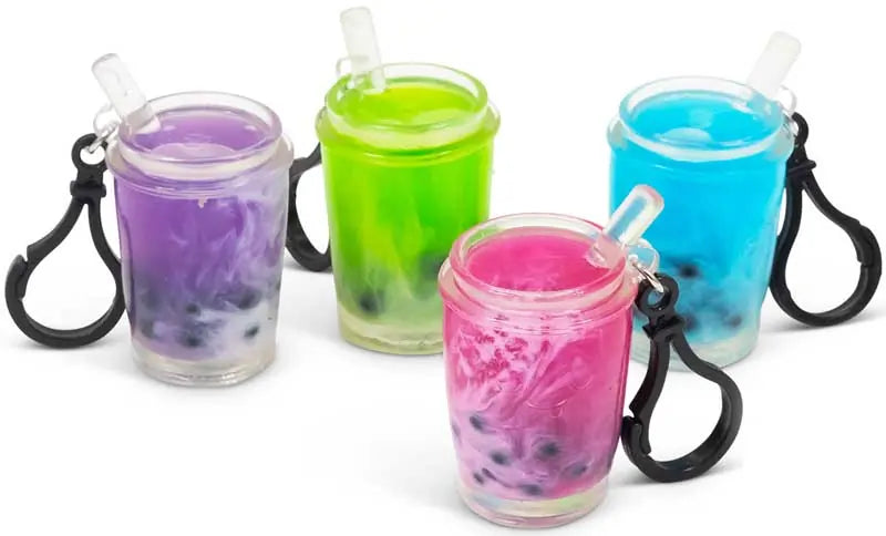 SCRUNCHEMS BUBBLE TEA KEYCHAIN