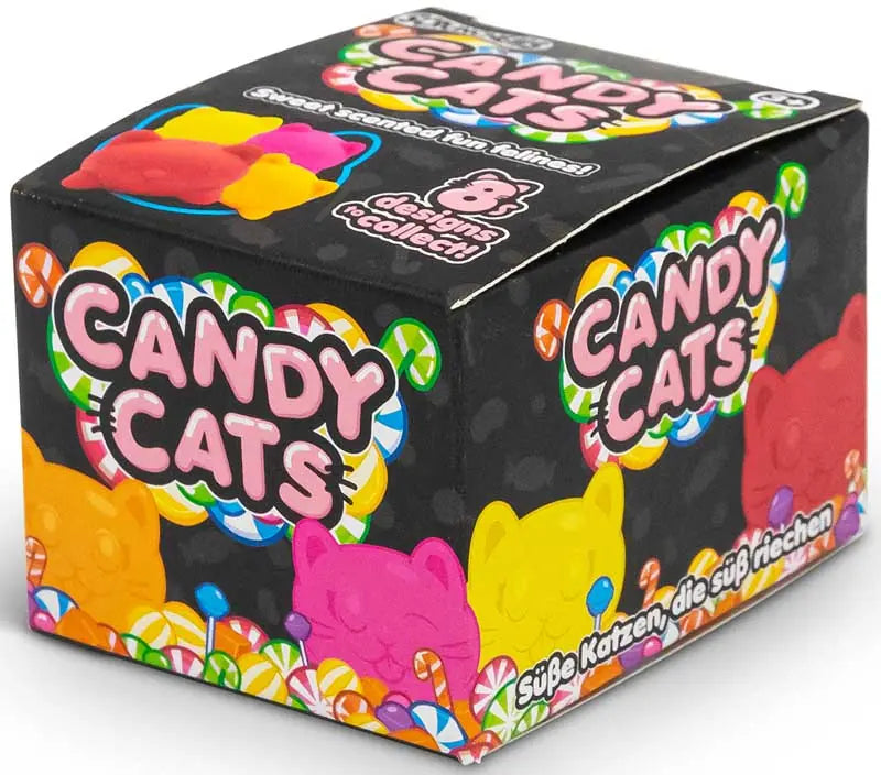 Scrunchems Candy Cats assorted scented squishy cat sensory fidget toy - one supplied