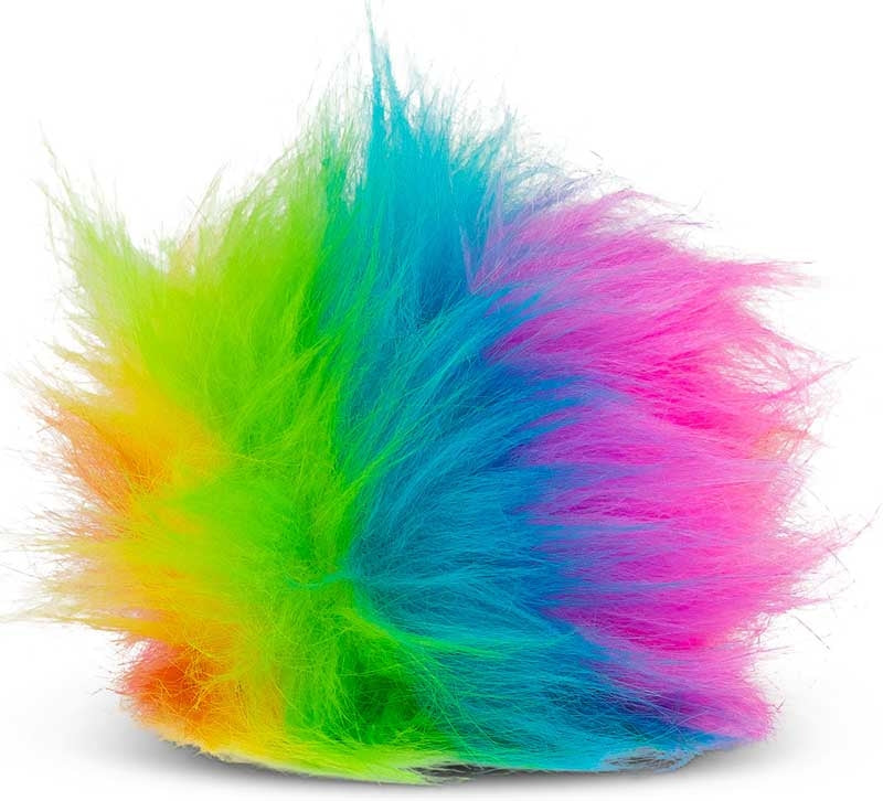 Scrunchems Furry Sugar Squish Ball multicoloured furry exterior with sugar squishy filling