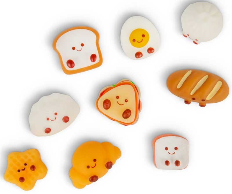 Scrunchems Squishy Buddies Bakery Pack of 9 miniature sweet-treat sensory fidget toys