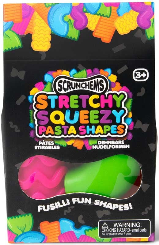 SCRUNCHEMS STRETCHY SQUEEZY PASTA SHAPES