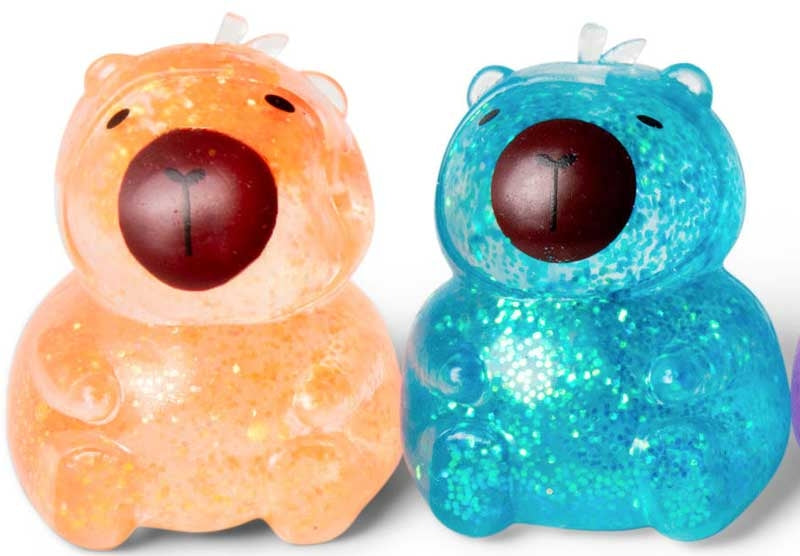Scrunchems Sugar Capybara Assorted – Glittery Squishy Sensory Toy