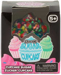 Scrunchems Sugar Cupcake Squishy - assorted colourful cupcake sensory fidget toy with sprinkle filled swirl