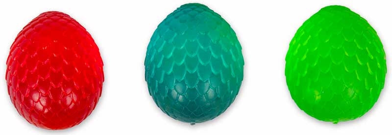 Scrunchems Sugar Dragon Egg – translucent textured dragon egg sensory fidget squishy