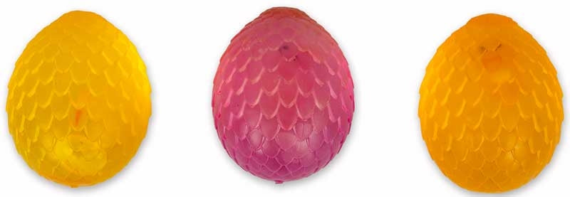 Scrunchems Sugar Dragon Egg Assorted – squeeze to reveal a little dragon inside