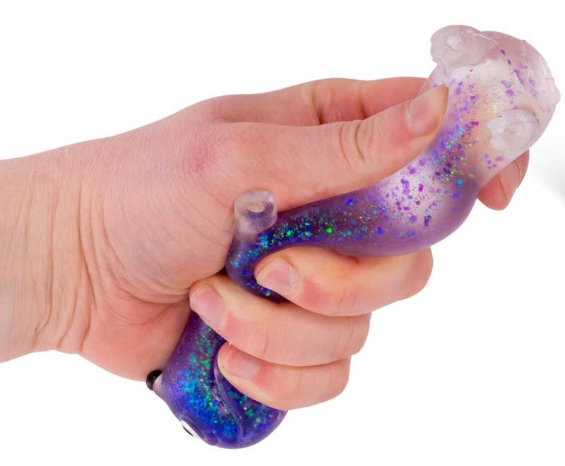 Scrunchems Sugar Sausage Dog Assorted – pink, blue, purple and orange squishy dog options