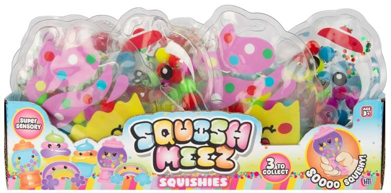 Sensory Squishies squeeze fidget toys – Rainbow, Gumball and Cake designs to choose from