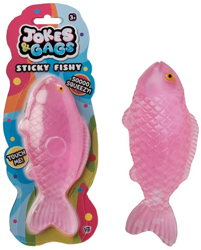 Sticky Icky Fishy Assorted sticky sensory fish fidget toy main product image