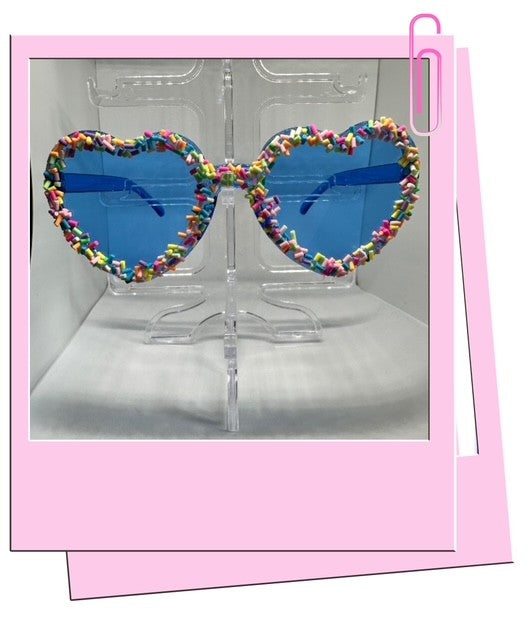 Royal blue sunglasses