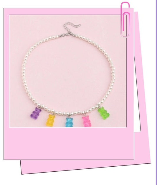 Pearl Gummy Necklace