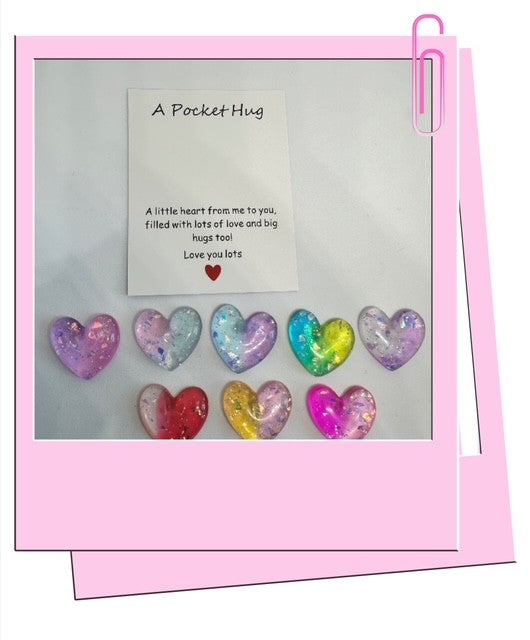 Colourful Heart Pocket Hug