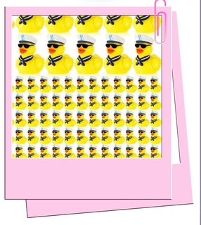 Yellow sailor ducks