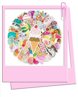 Ice cream stickers