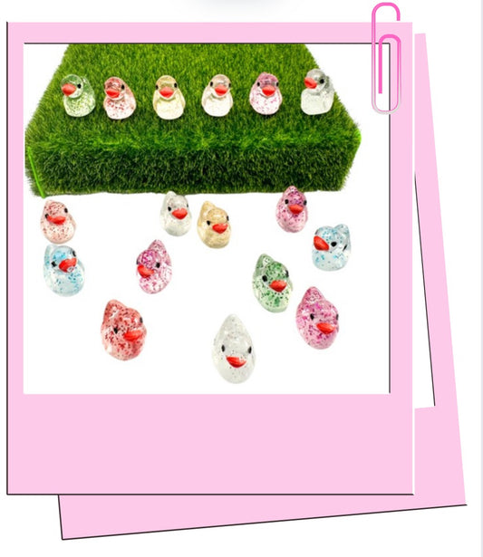 Glitter ducks