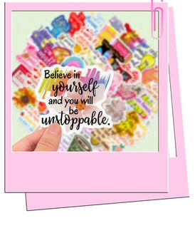 Inspirational stickers