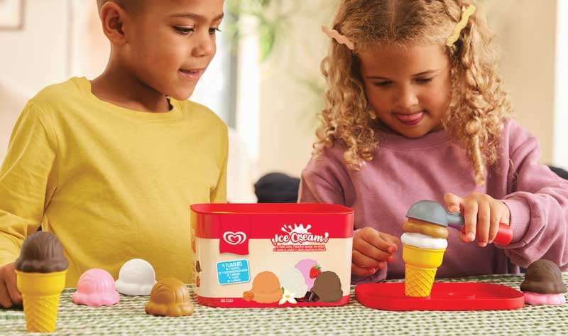 Walls Toy Ice Cream Scoop Playset