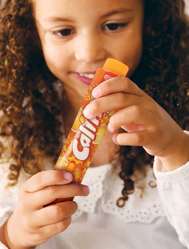 Casdon Wall's Calippo Orange interactive slide-action toy for ages 2 years and over
